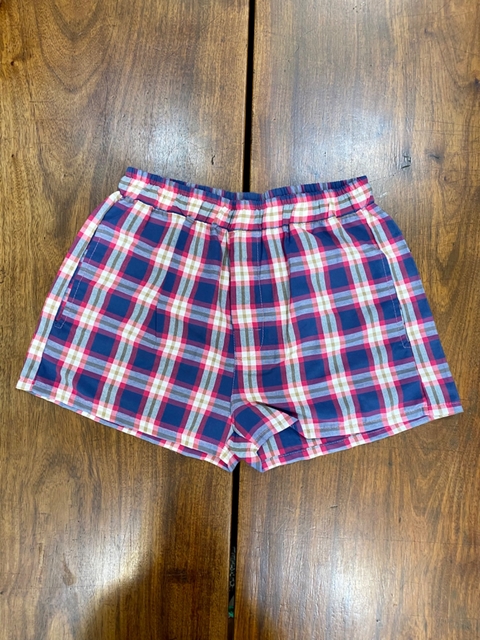 Bermuda pijama de poplin escocés hombre