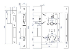 30311 Fechadura Europerfil Volper 60 x 73,5 CR - comprar online