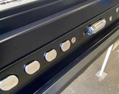 71910 Fechadura Auxiliar NIVA PLUS ROLETE - Invertida - (ACABAMENTO PRETO) - Loja Keso - Grupo Geoempresas