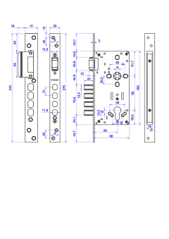 70291 Fechadura de 4 Pinos com trinco Rolete - comprar online