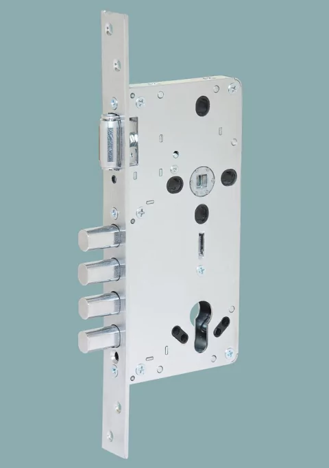 70291 Fechadura de 4 Pinos com trinco Rolete