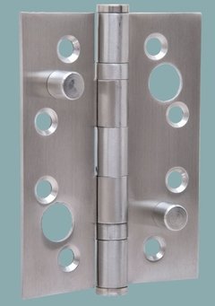 2005 Dobradiça Inox 4"x 3" x 3 mm - com Pino (Polida)