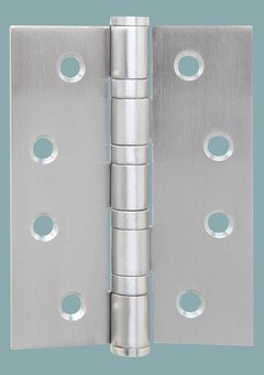 2003CA Dobradiça Inox 3 1/2" X 3" X 2,5 mm - sem Pinos (Polida)