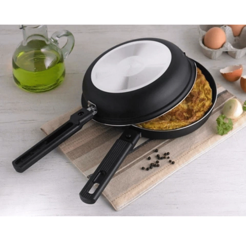 SARTEN DOBLE 20 CM CON TEFLON HUDSON