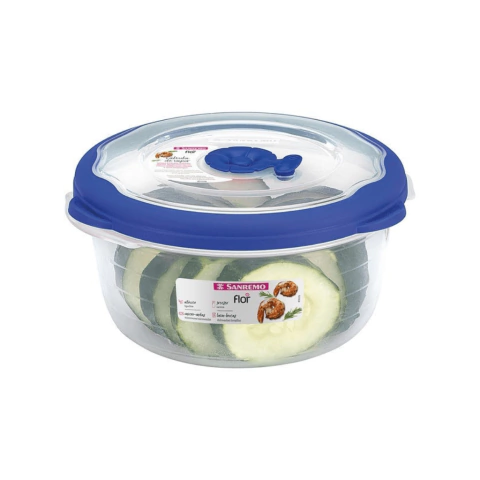 HERMETICO REDONDO MEDIANO 1100 ML SAN REMO