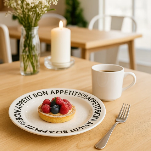 PLATO POSTRE 19 CM BON APPETIT - comprar online