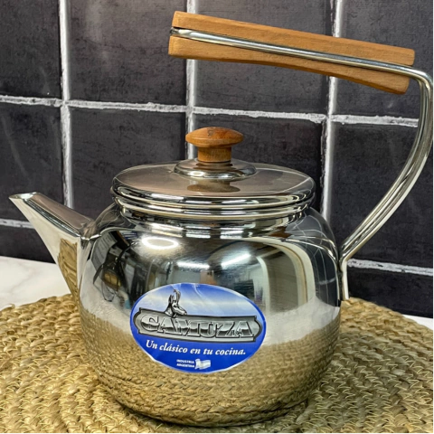 PAVA ACERO INOXIDABLE GAMUZA 1 LITRO BOUTIQUE