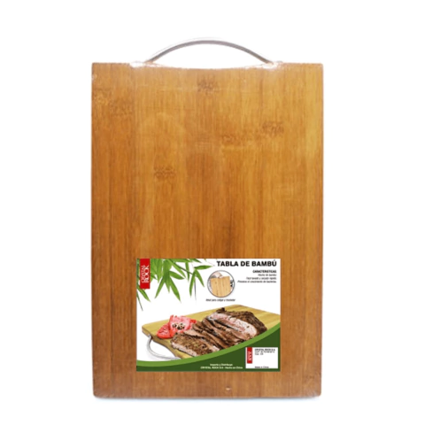 TABLA DE PICAR BAMBU 28 x 38 x 1.5 cm