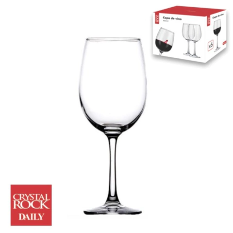 SET X 6 COPAS DE DEGUSTACION 465 ML