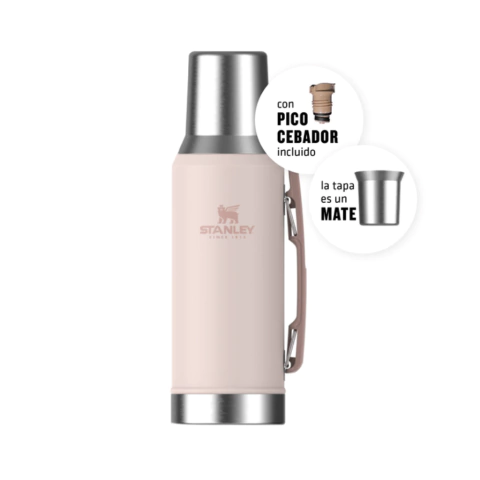 TERMO MATE SYSTEM CLASSIC 1.2 LTS ROSA STANLEY