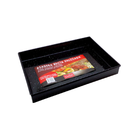ASADERA ENLOZADA RECTANGULAR No 5 - 28 X 38 CM