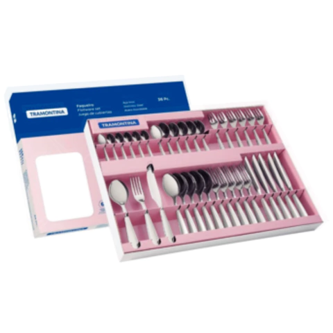 JUEGO DE CUBIERTOS TRAMONTINA LAGUNA 42 PIEZAS