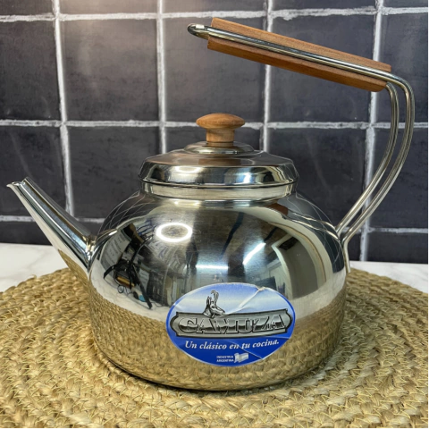 PAVA ACERO INOXIDABLE GAMUZA 1.5 L BOUTIQUE