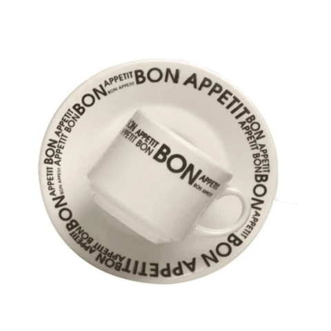 TAZA DE TE 200 CC CON PLATO BON APPETIT