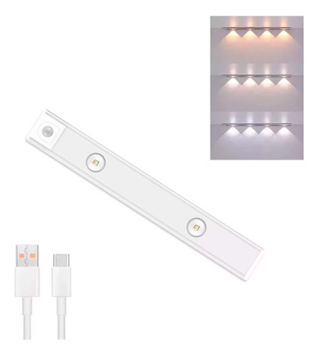TIRA LUCES LED USB 30 CM CONTROL REMOTO