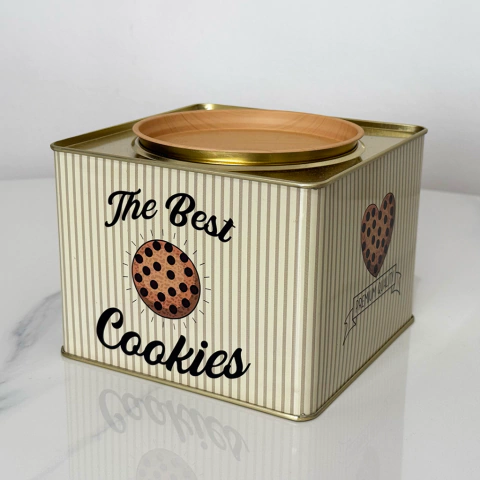 LATA PANETONE COOKIE 16.5*16.5*12 cm - comprar online