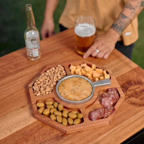 TABLA DE PICADA OCTOGONAL C/ PROVOLETERA - comprar online