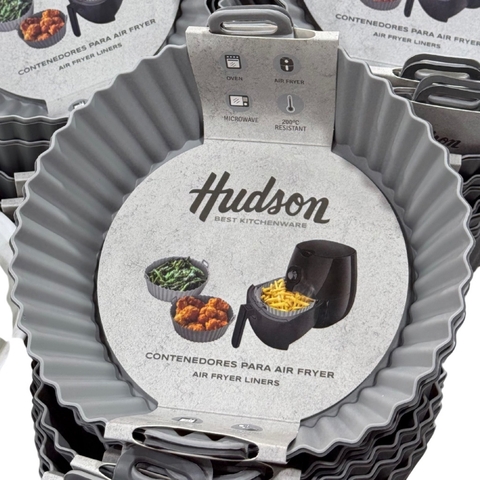 SET HUDSON X 2 UNID SILICONA AIR FRYER