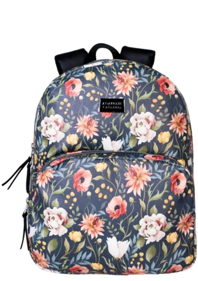 Mochila estampada PU