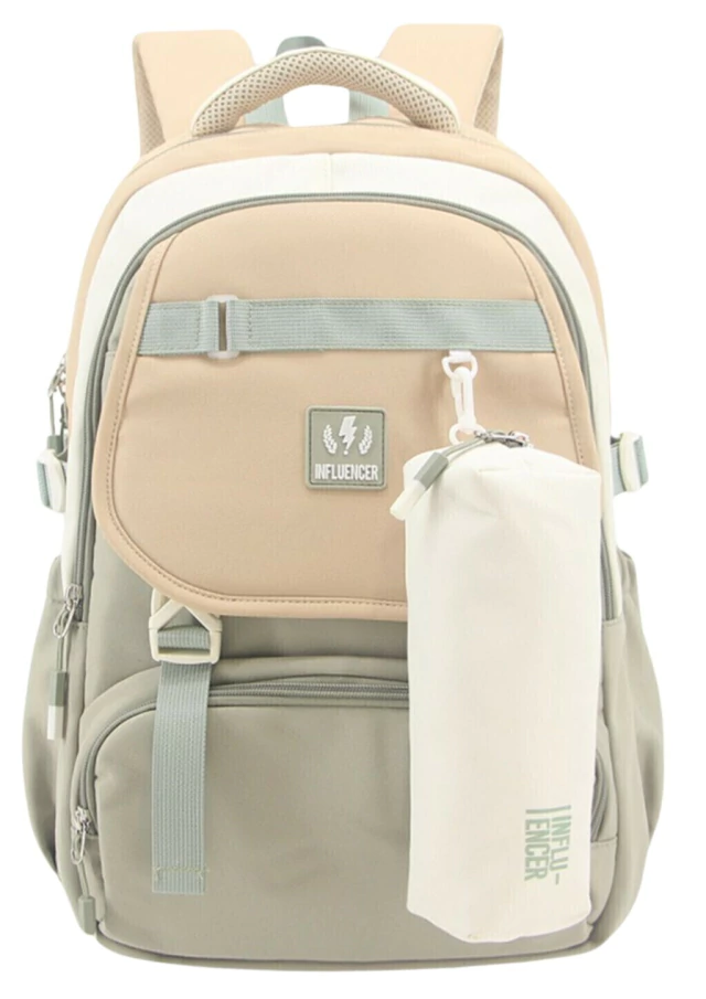Bashop mochila 18" con cartuchera tiana influencer
