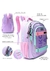 MOCHILA CROMATICO LILA ACQUA CON LLAVERO 18" COSMIC