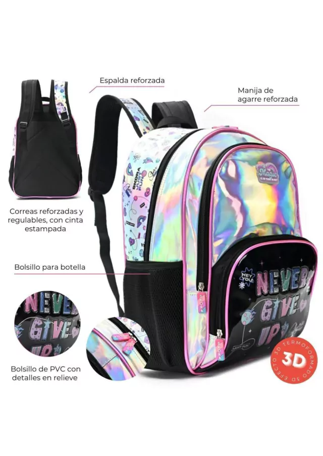Mochila Lettering Funtastic 18 de Bashop — imagen 13