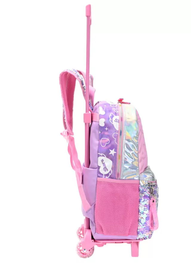 Mochila Carro Matelasse Rosa con llavero Fantasy — imagen 2
