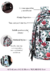 Mochila PortaNotebook Agarrate Catalina Ekko Estampada - tienda online