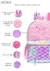 MOCHILA MATELASSE ROSA CON LLAVERO 18" PINK FANTASY - comprar online