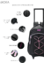 MOCHILA CARRO CROMATICO ELASTICO CONTRA TONO CON LLAVERO 18" NOVA - BASHOP