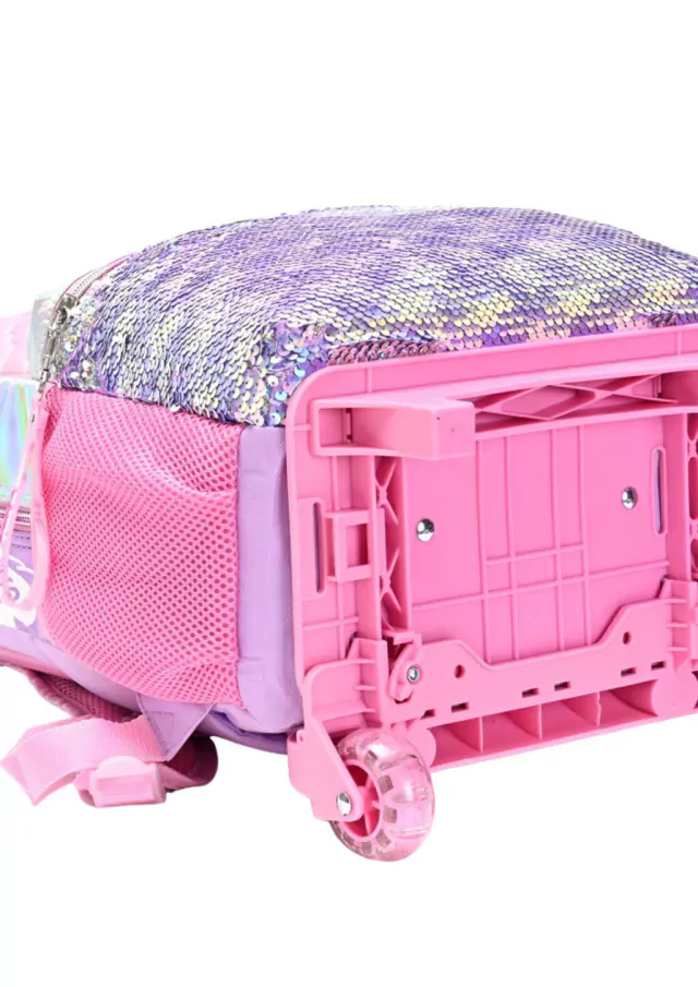 Mochila Carro Matelasse Rosa con llavero Fantasy — imagen 4