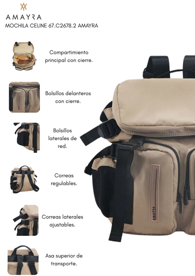 Mochila celine amayra — imagen 5
