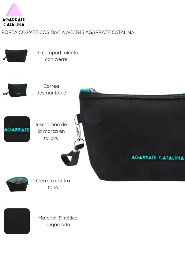 Porta cosméticos Dacia agarrate Catalina BASHOP — imagen 4
