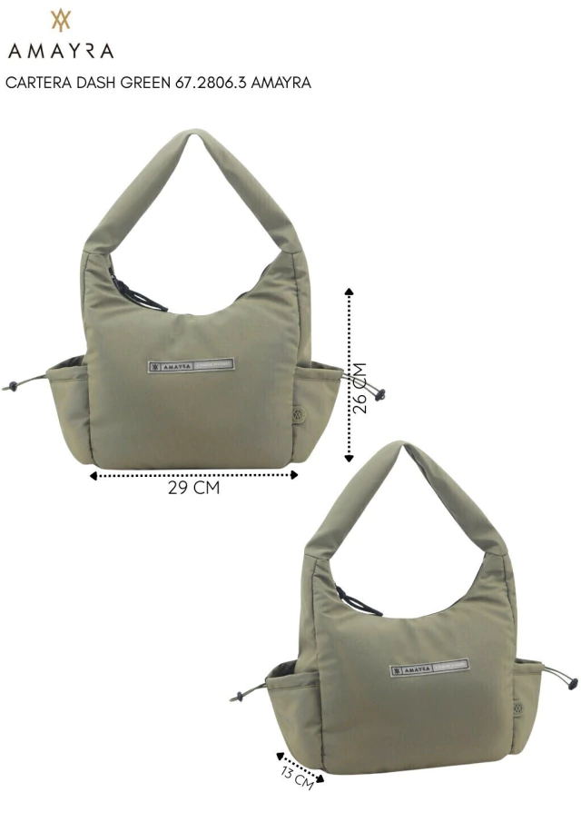 Cartera Dash green Amayra — imagen 6