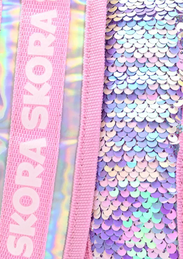 Mochila Carro Matelasse Rosa con llavero Fantasy — imagen 7