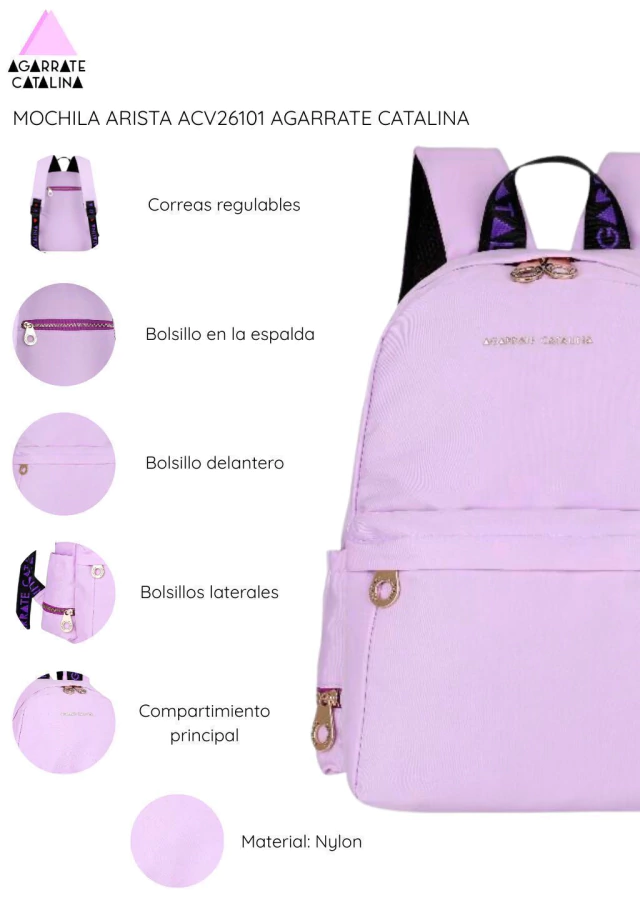 Mochila Arista Agarrate Catalina de Bashop — imagen 4
