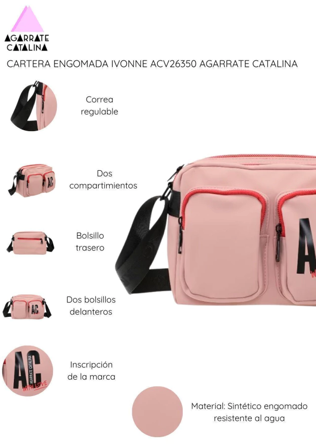 Cartera engomada Ivonne Agarrate Catalina — imagen 6