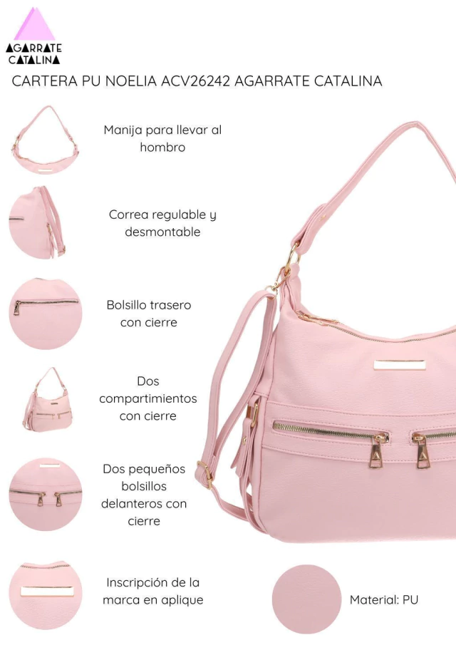 Cartera Pu Noelia de BASHOP — imagen 4
