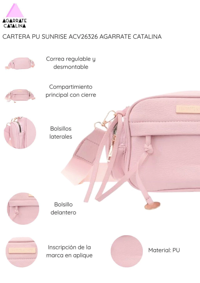 Cartera pu Sunrise Agarrate Catalina — imagen 4