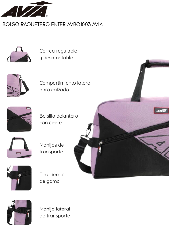 Bolso raquetero entero de Avia de Bashop — imagen 5