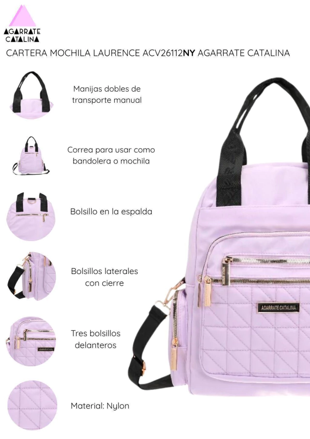 Cartera mochila Laurence de Bashop — imagen 4