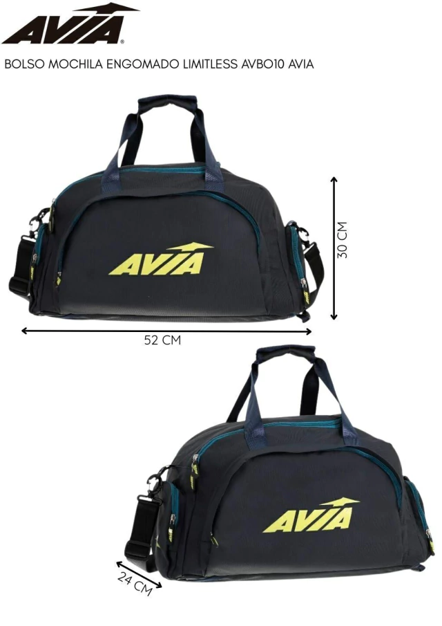 Bolso mochila engomado Limitless Avia de Bashop — imagen 5