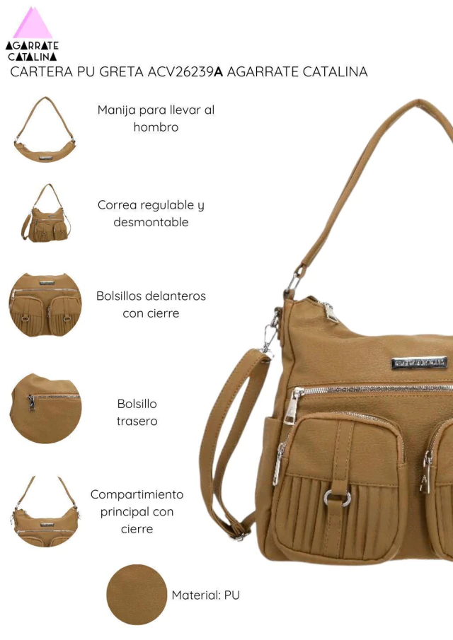 Cartera Pu Greta de Bashop — imagen 7