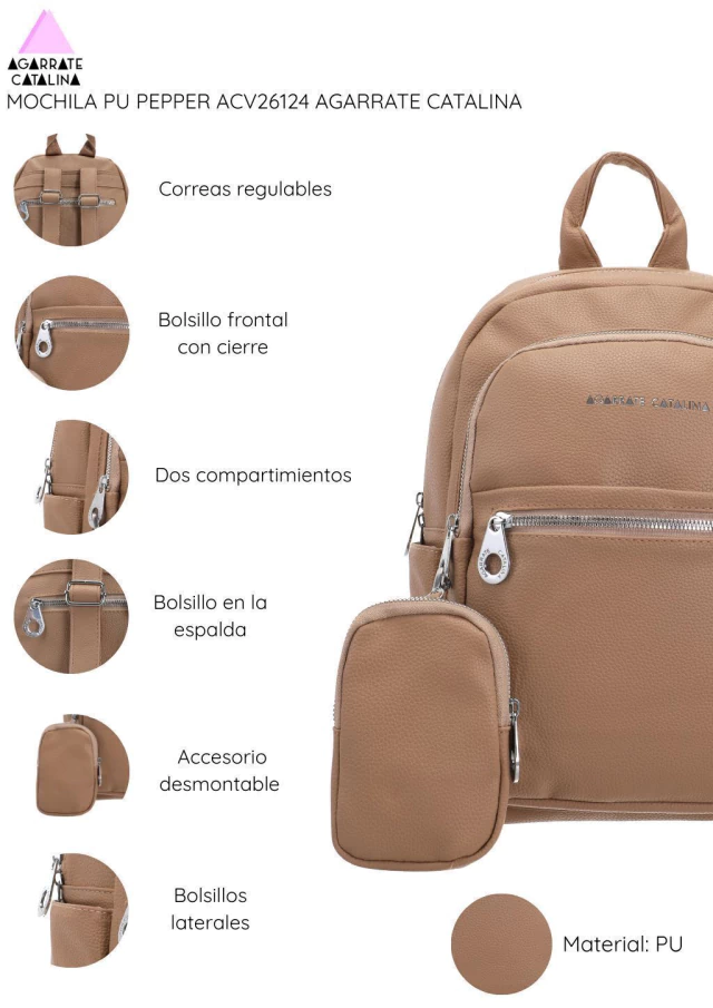 Mochila Pepper Agarrate Catalina de Bashop — imagen 4