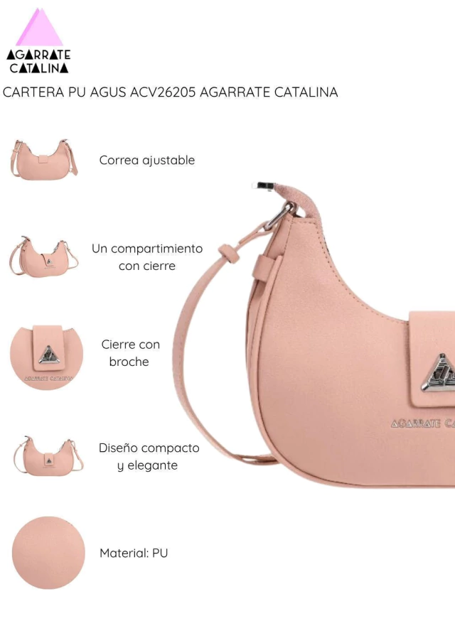 Cartera pu Agarrate Catalina de BASHOP — imagen 7