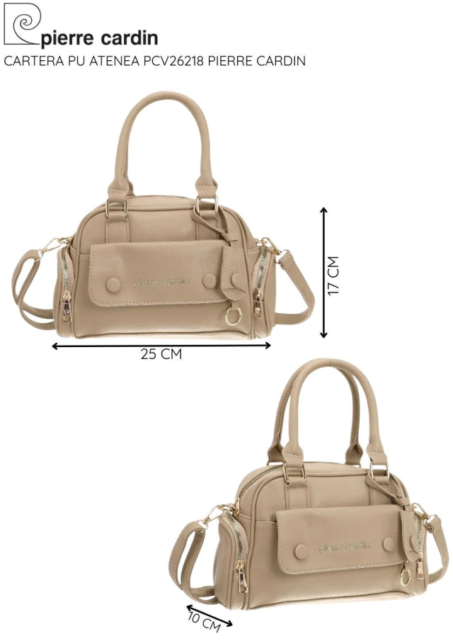 Cartera pu atenea pierre cardin — imagen 5