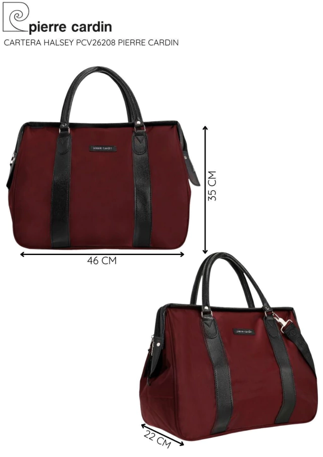Cartera halsey pierre cardin bashop — imagen 6