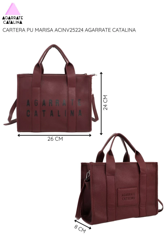Cartera PU Marisa agárrate Catalina — imagen 5