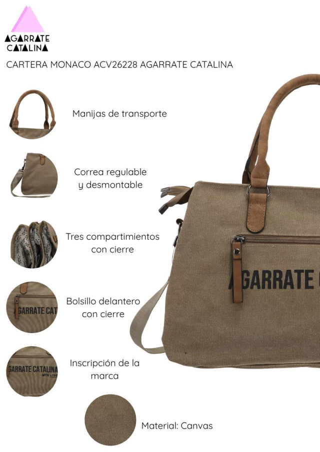 Cartera Monaco Agarrate Catalina — imagen 7
