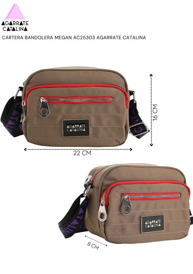 Cartera bandolera Agarrate Catalina Megan de Bashop — imagen 27